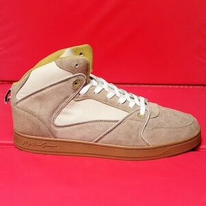 Maui and Sons Two Tone Premium Suede High Top Men's Skateboarding Shoes size 12